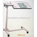 Hospital tilt top hospital table on wheels